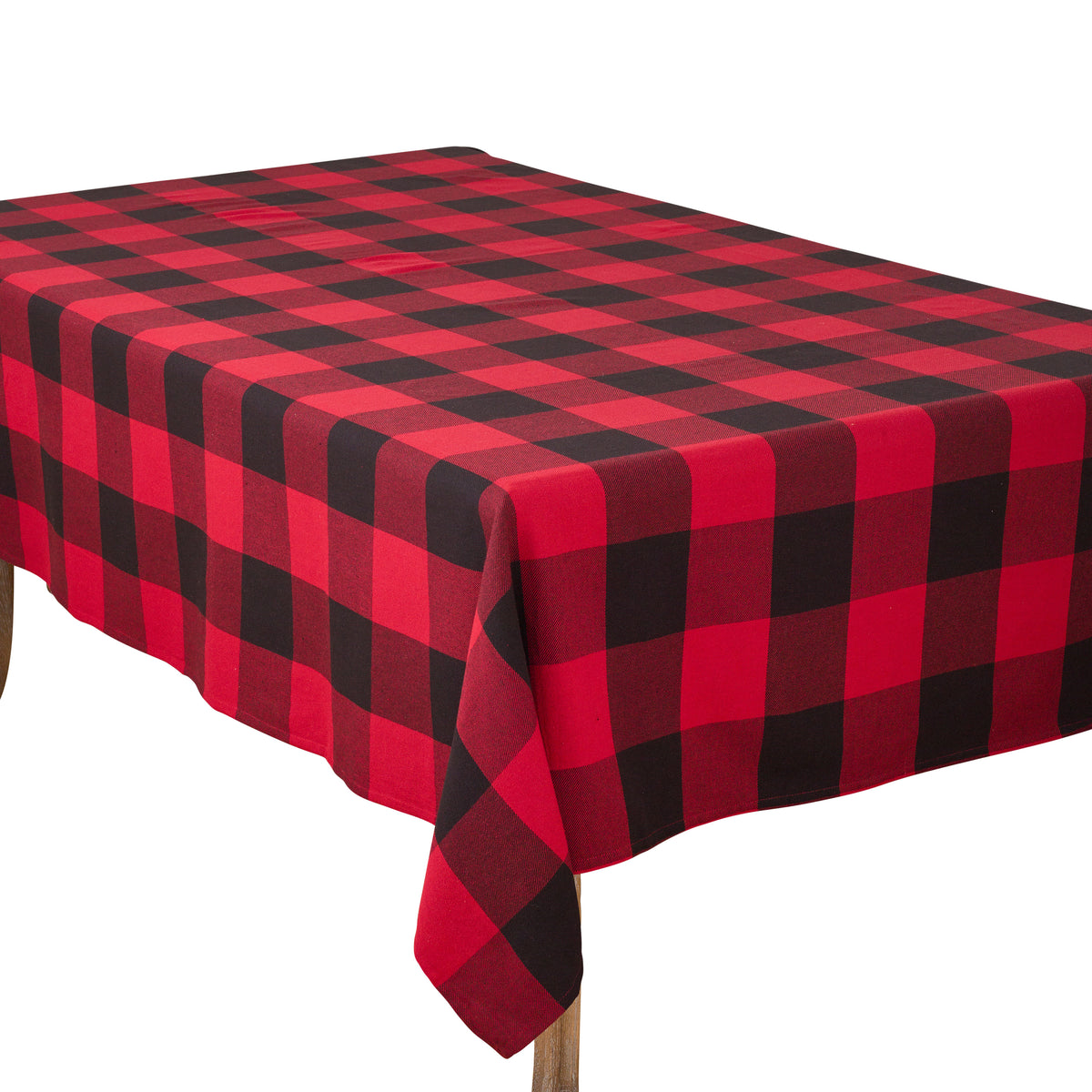 Red  Buffalo Plaid Tablecloth  100% cotton