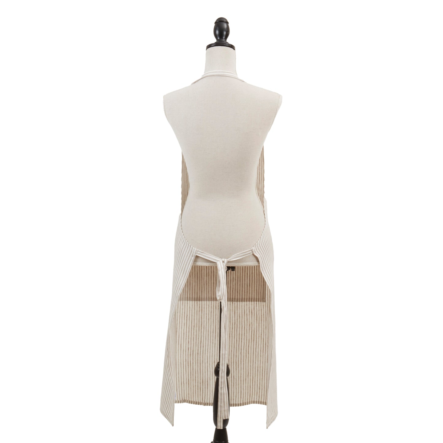 Natural, Navy Blue, or Red Striped Design Apron 70% viscose - 30% linen Size: 24" x 36"