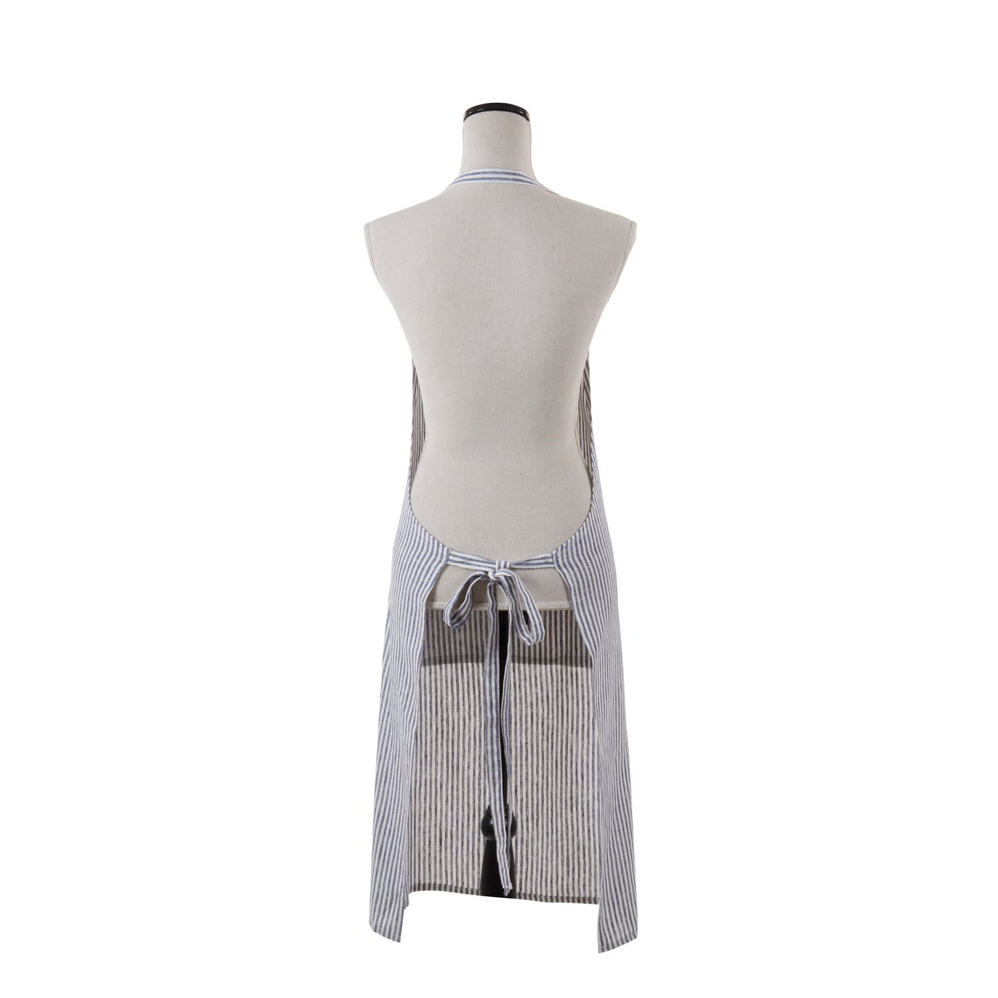 Natural, Navy Blue, or Red Striped Design Apron 70% viscose - 30% linen Size: 24" x 36"