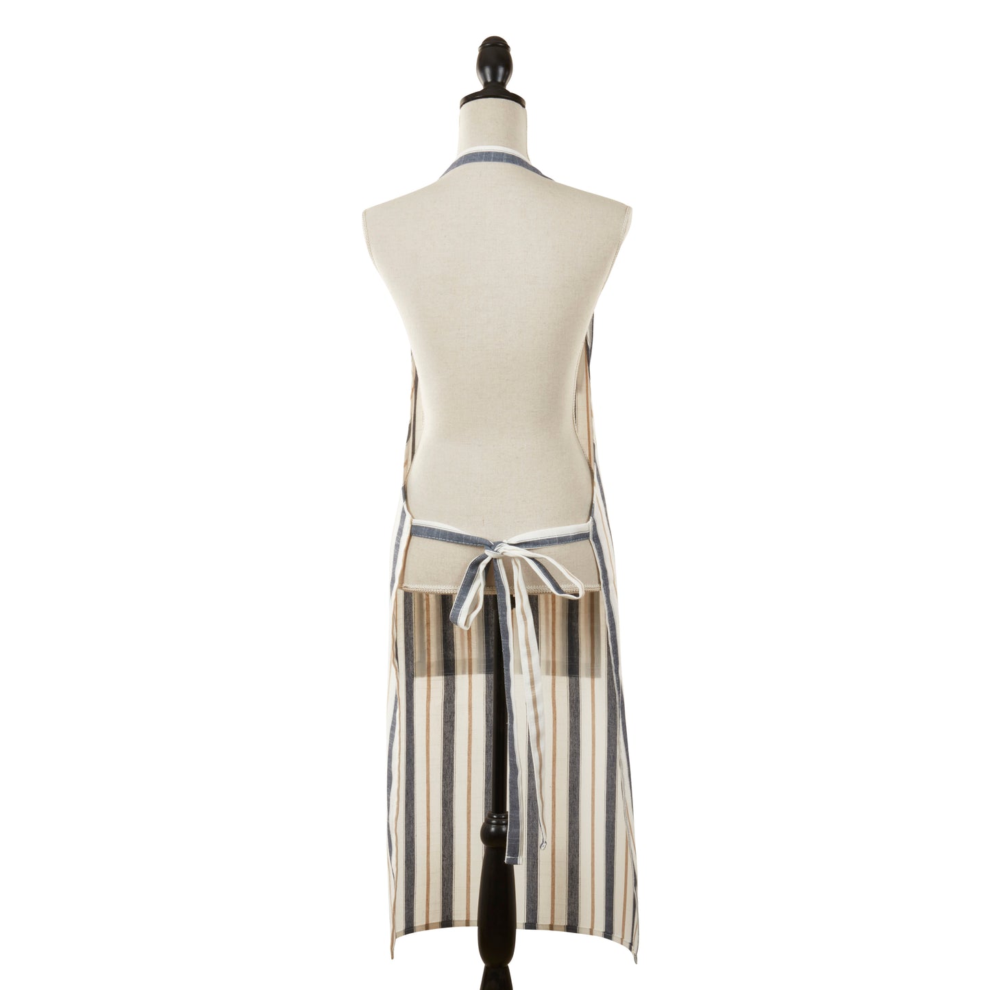 Blue or Olive Green Striped Apron 100% POLYESTER Size: 24" x 36"