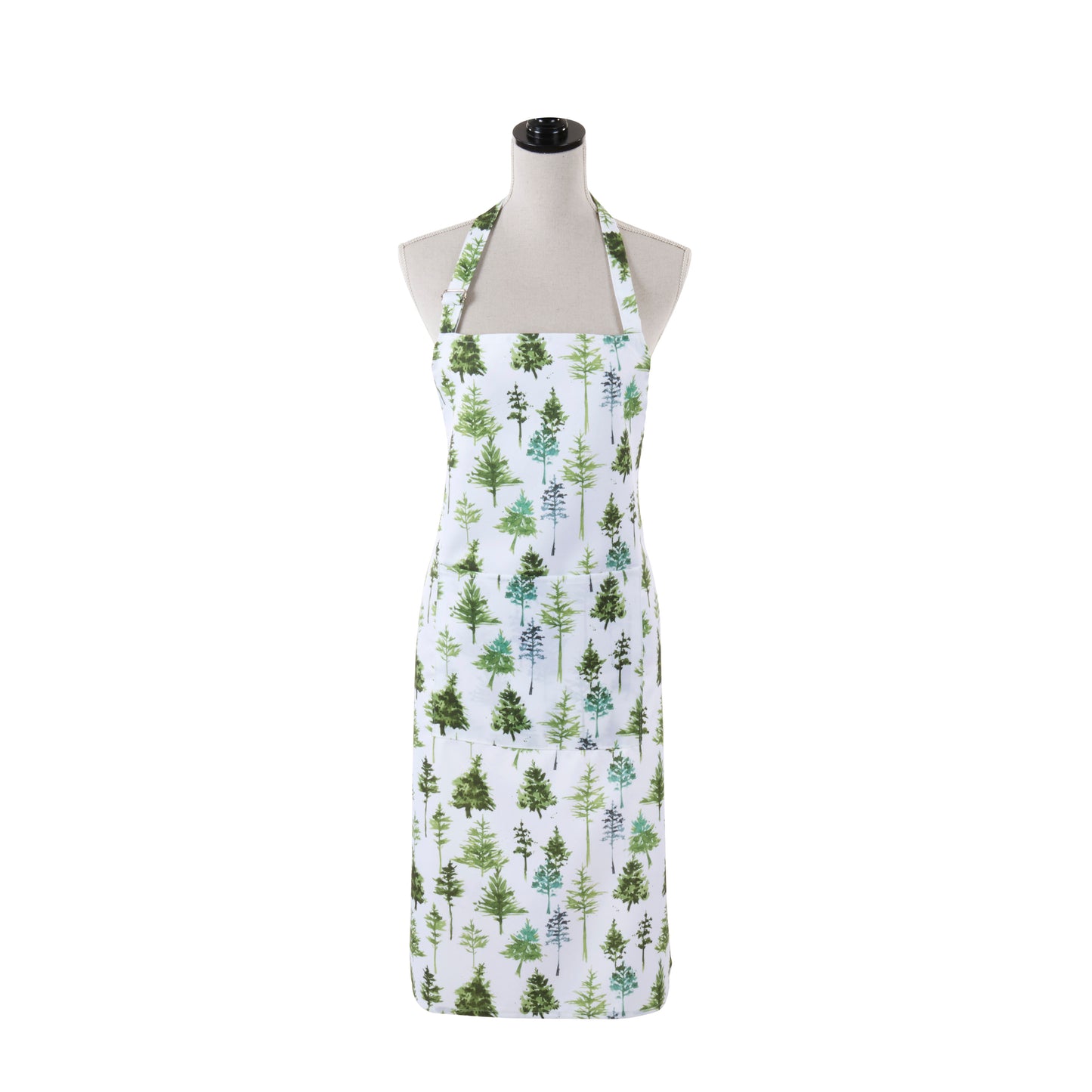 Green Trees Apron 100% polyester Size: 24" x 36"