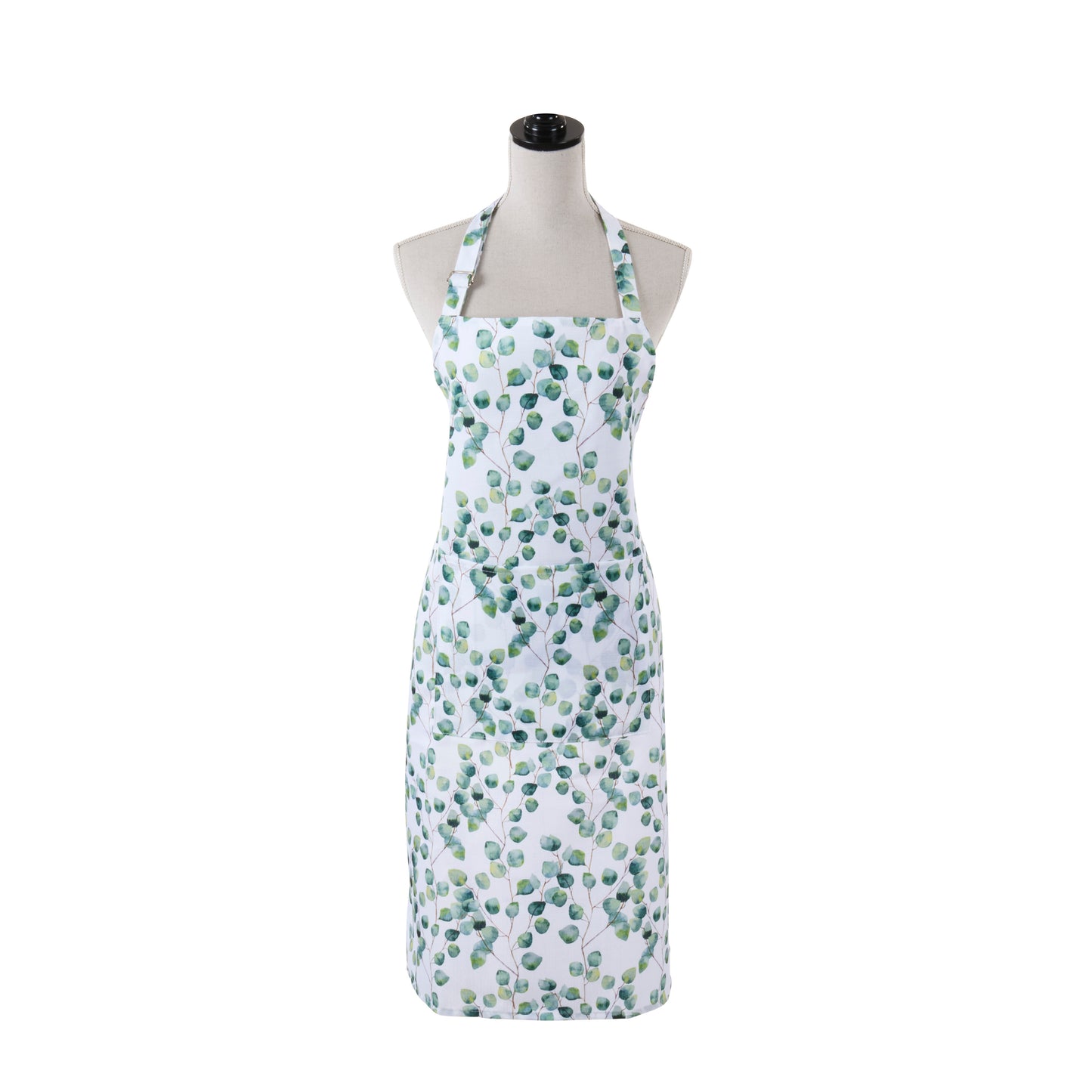 Green Eucalyptus Leaf Apron 100% polyester Size: 24" x 36"