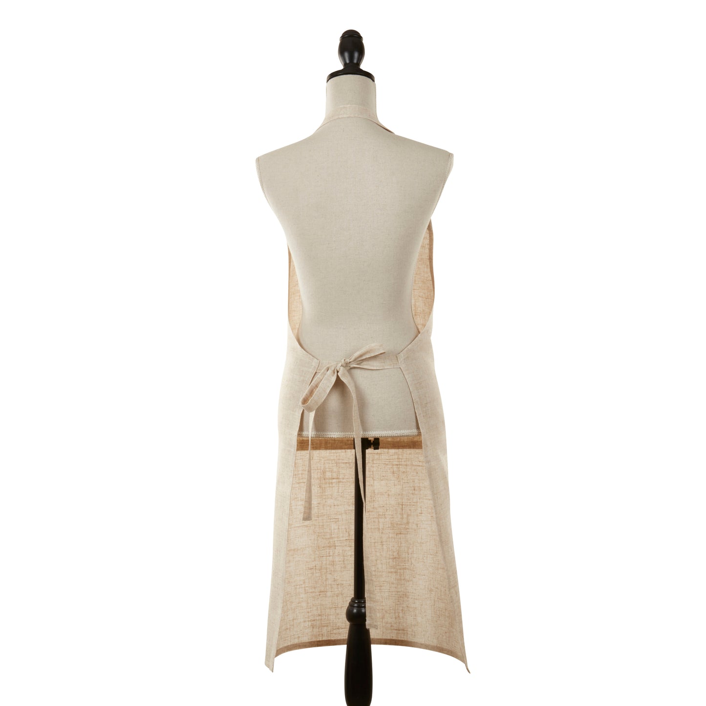 Natural Tan Tuscany Apron 80% polyester - 20% linen Size: 27" x 35"