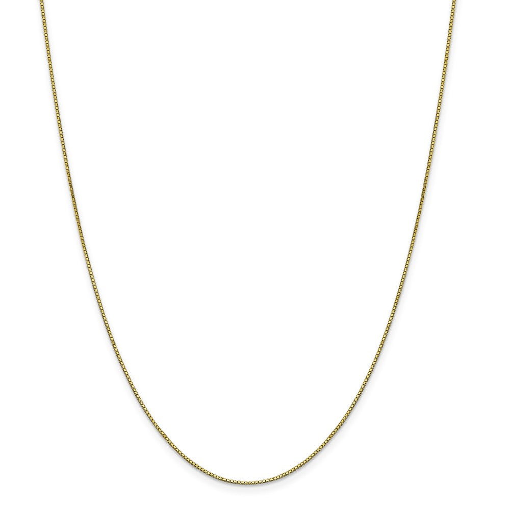 Million Charms 10k Yellow Gold, Necklace Chain, .90mm Box Chain, Chain Length: 24 inches