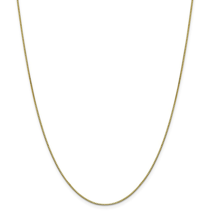Million Charms 10k Yellow Gold, Necklace Chain, .90mm Box Chain, Chain Length: 16 inches
