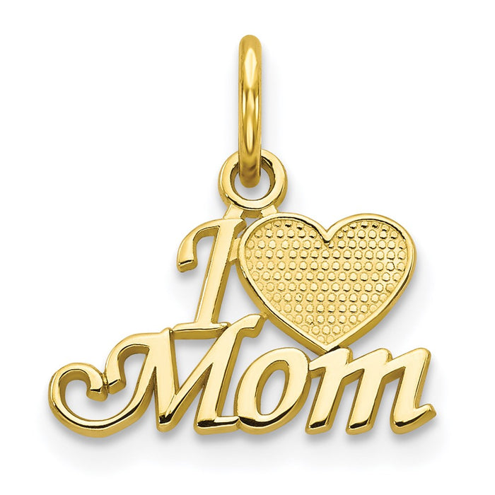 Million Charms 10K Yellow Gold Themed Mom Charm