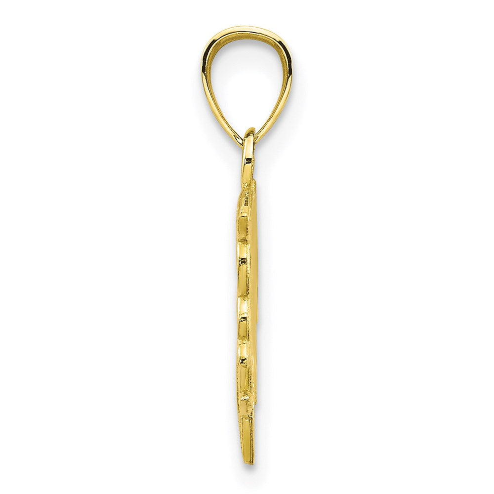 Million Charms 10K Yellow Gold Themed Dolphin Charm