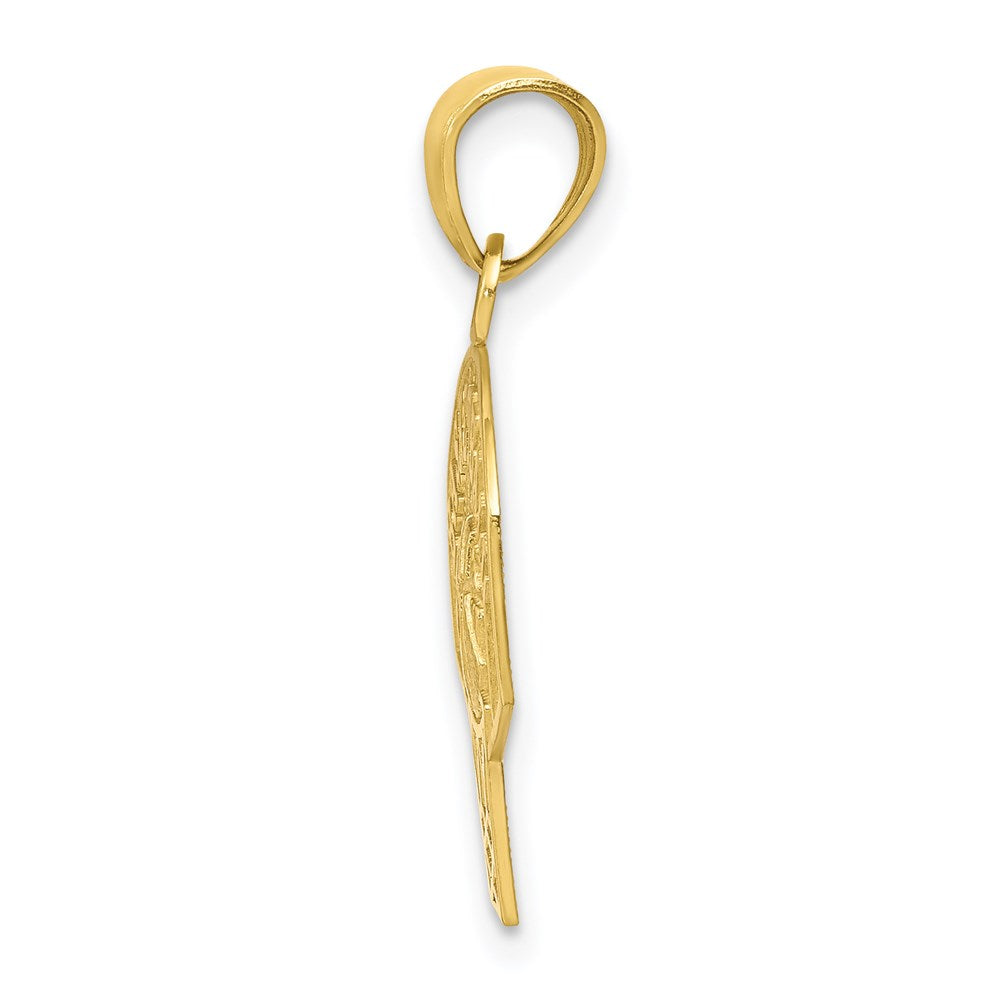 Million Charms 10K Yellow Gold Themed Sports Basketball Charm
