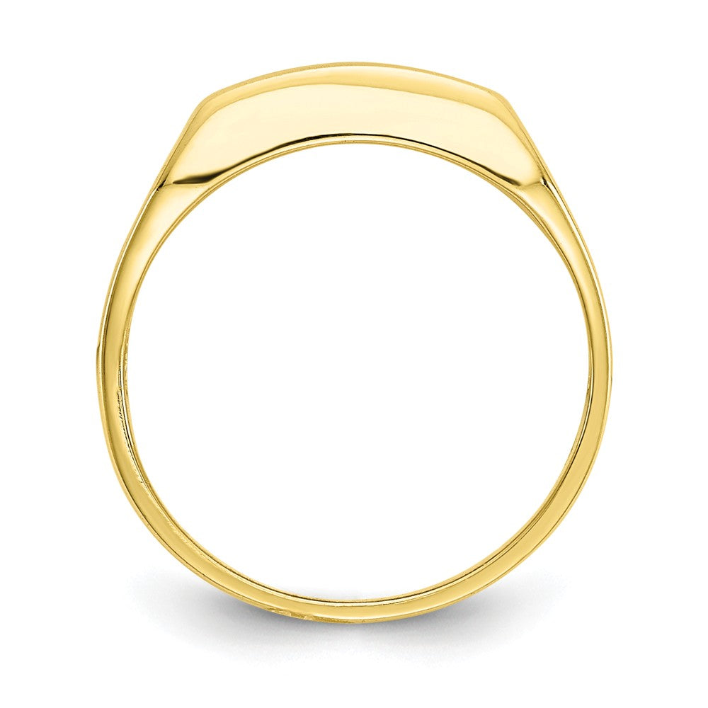 10k Yellow Gold CZ Polished Child's Ring, Size: 3