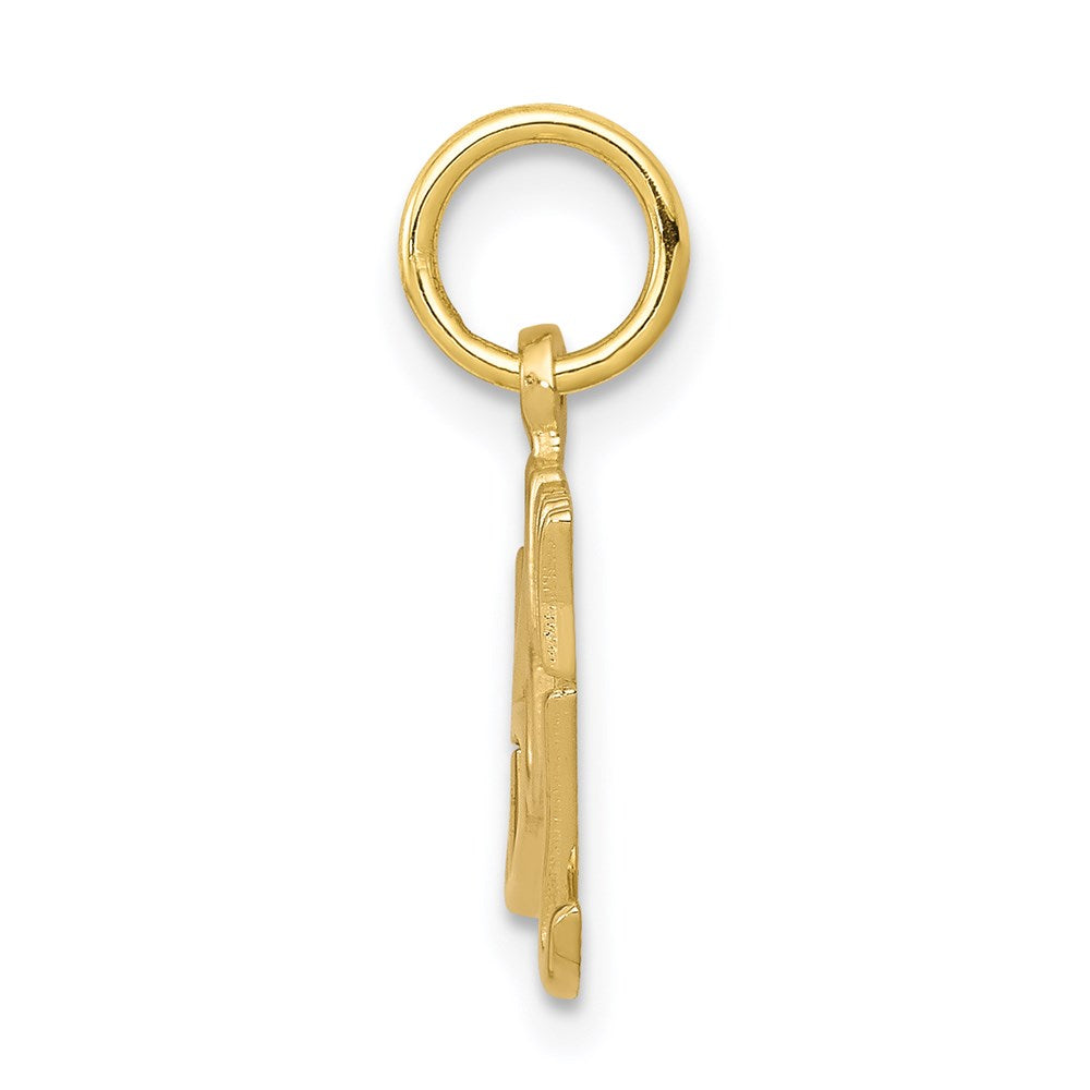 Million Charms 10K Yellow Gold Themed Baby Boy Charm