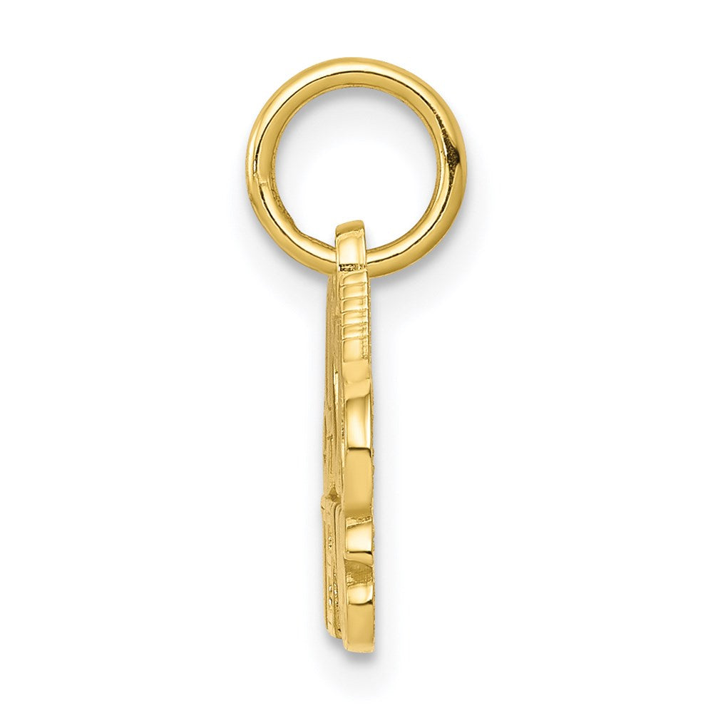 Million Charms 10K Yellow Gold Themed Sports Tennis Charm
