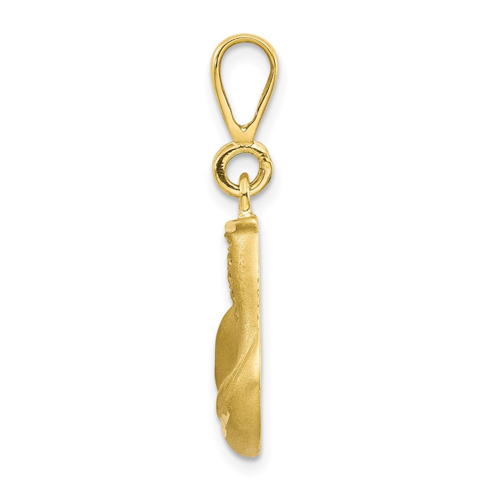 Million Charms 10K Yellow Gold Themed Sports Boxing Charm