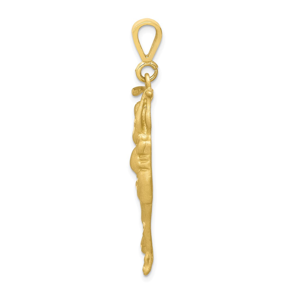Million Charms 10K Yellow Gold Themed Sports Golf Charm