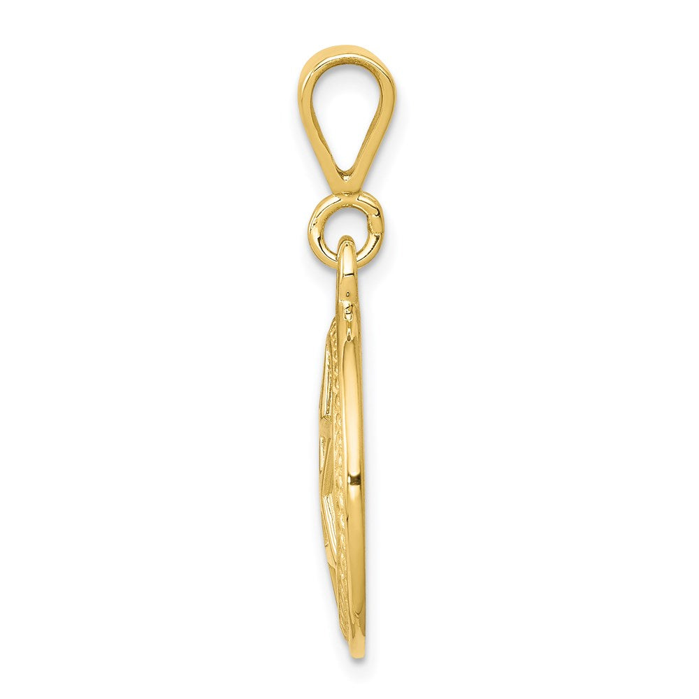 Million Charms 10K Yellow Gold Themed Religious Jewish Star Of David Charm