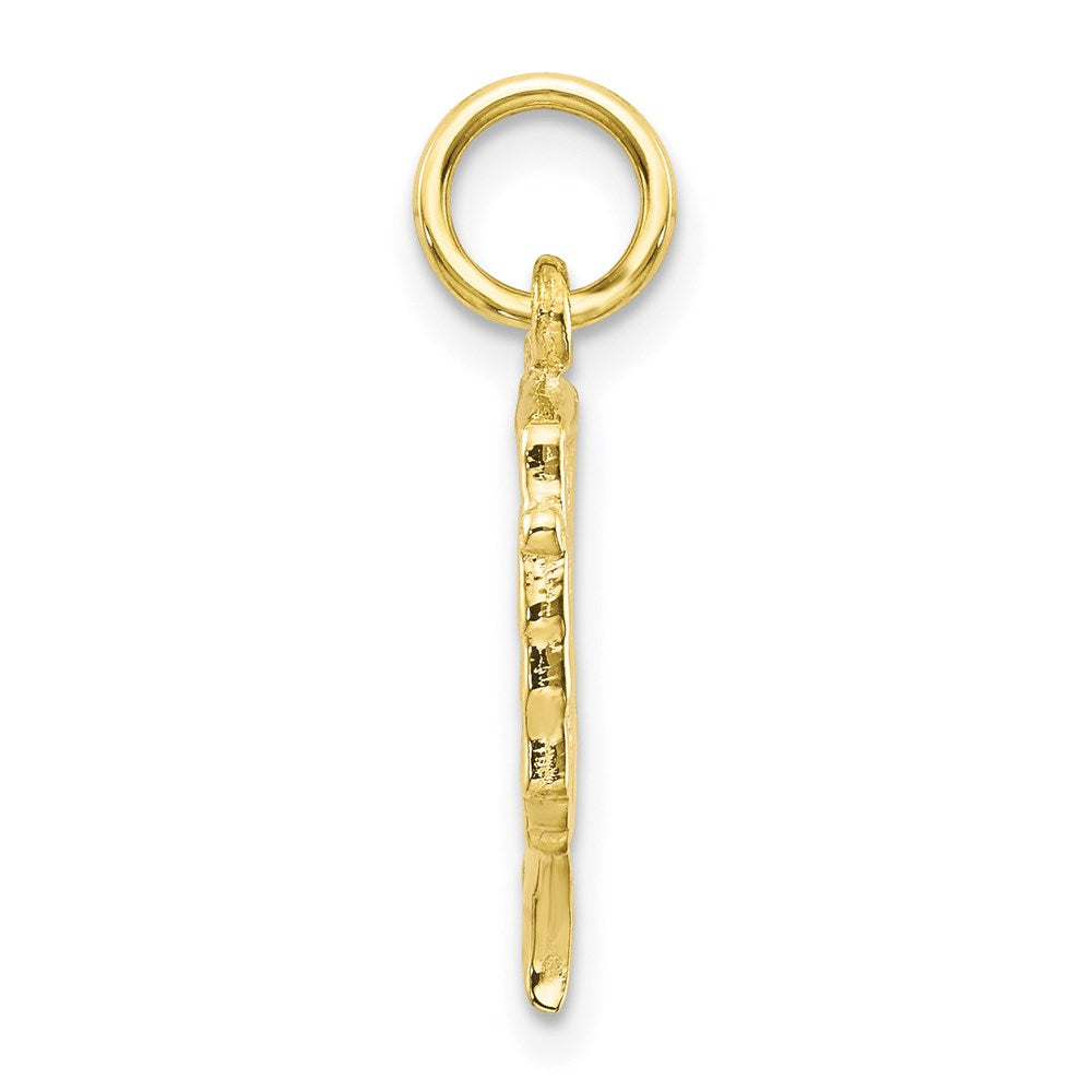Million Charms 10K Yellow Gold Themed Solid Bust Of Nefertiti Charm