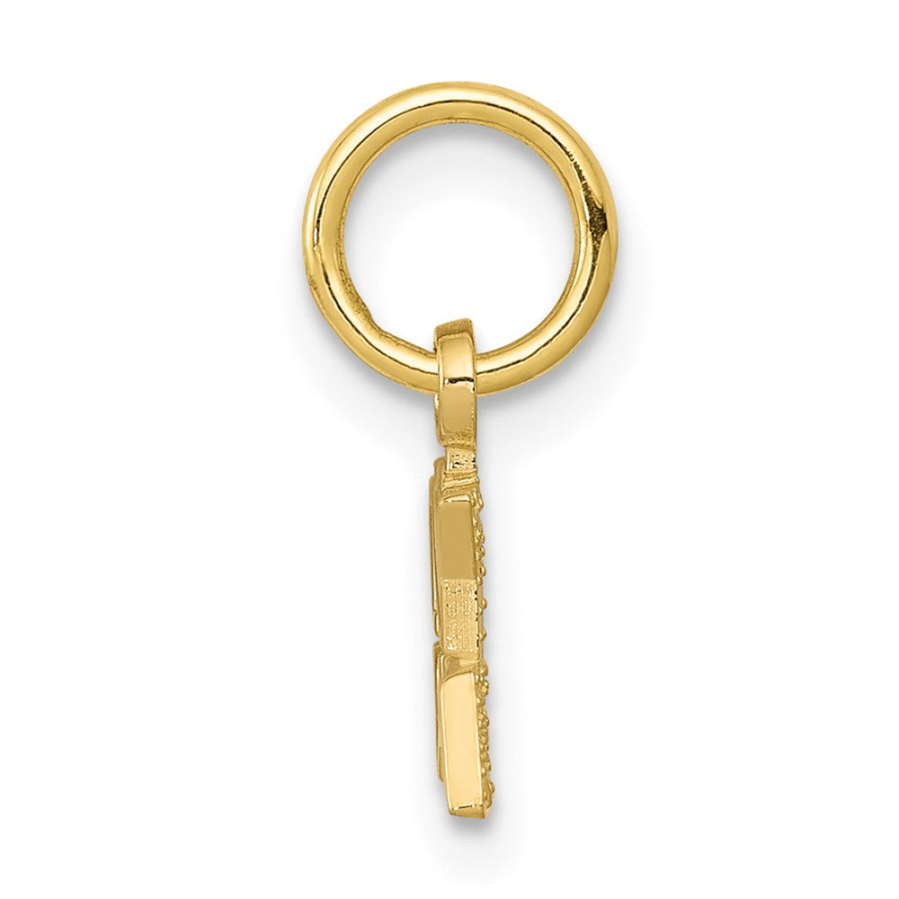 Million Charms 10K Yellow Gold Themed I Love My Grandpa Charm