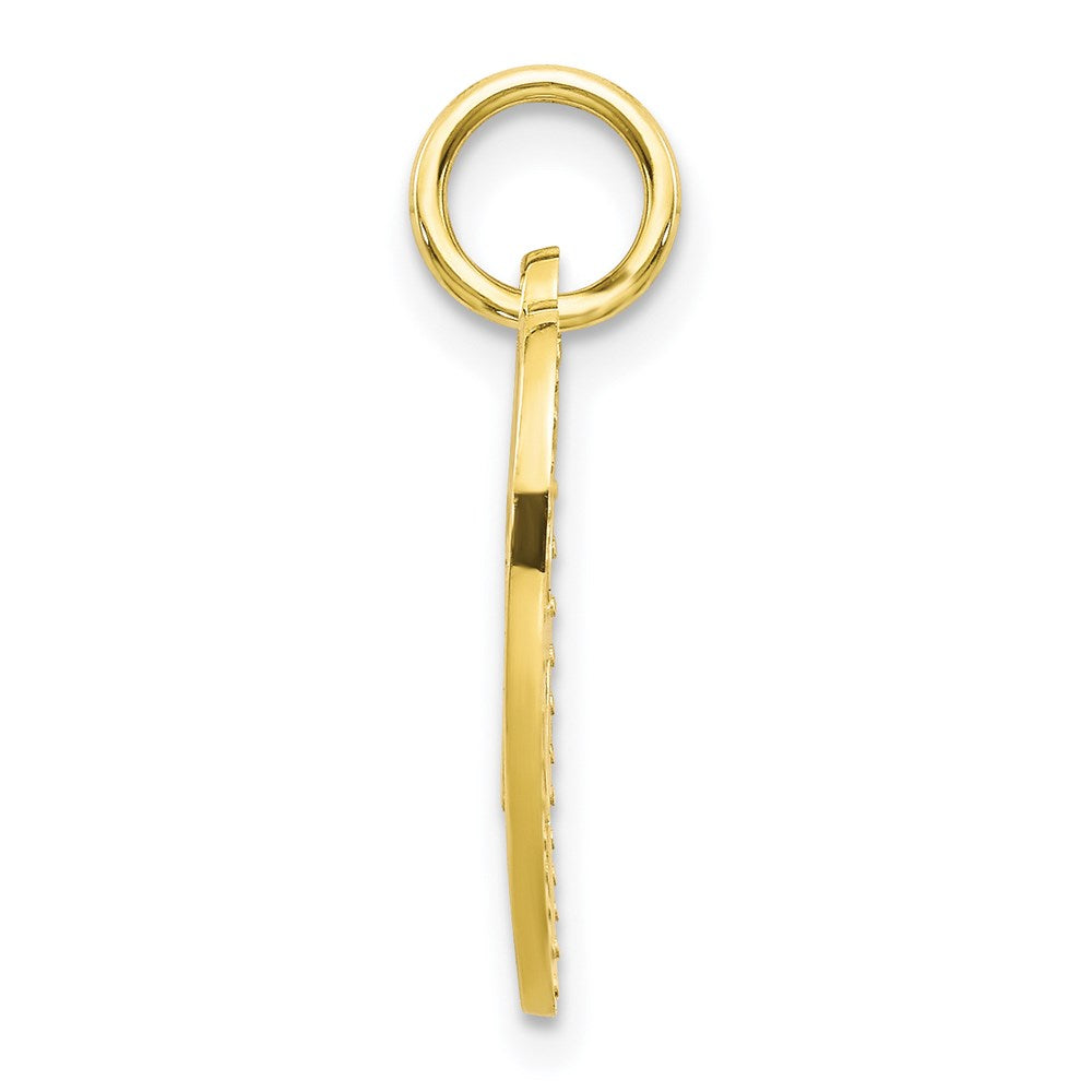 Million Charms 10K Yellow Gold Themed Super Mom Charm