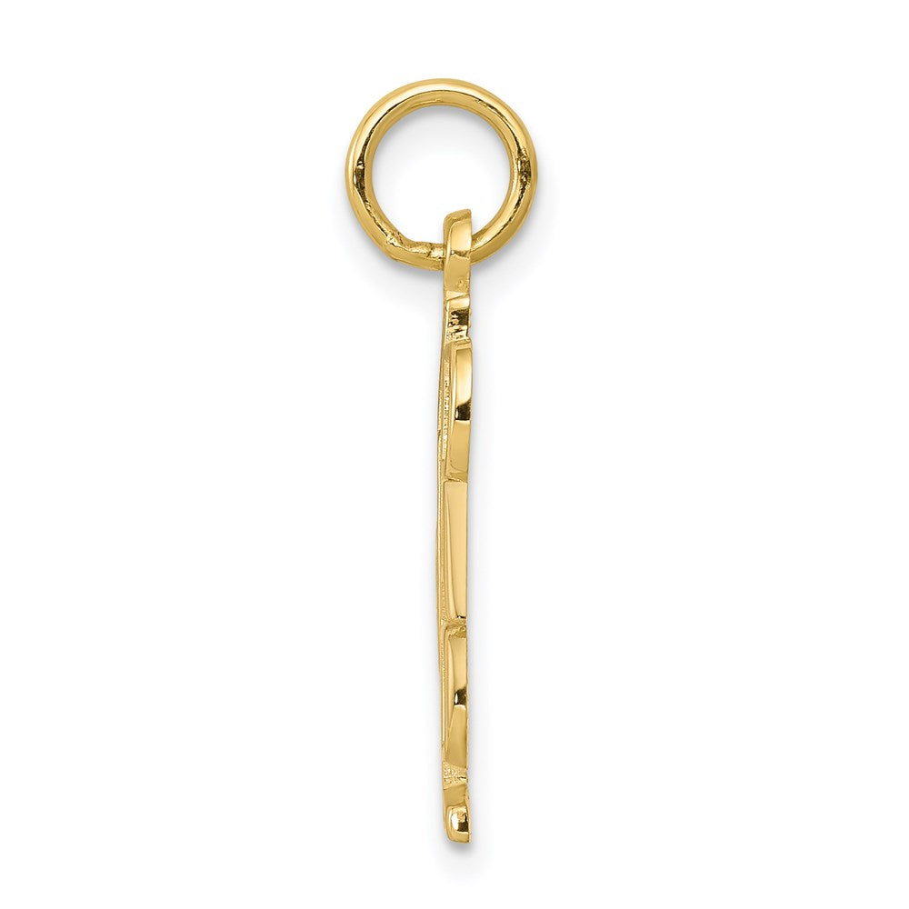 Million Charms 10K Yellow Gold Themed #1 Dad Charm
