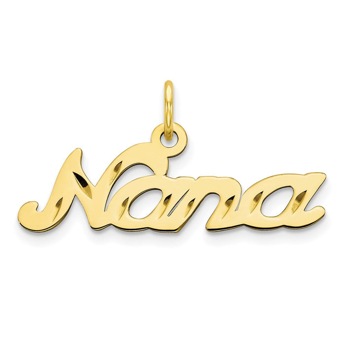 Million Charms 10K Yellow Gold Themed Nana Charm