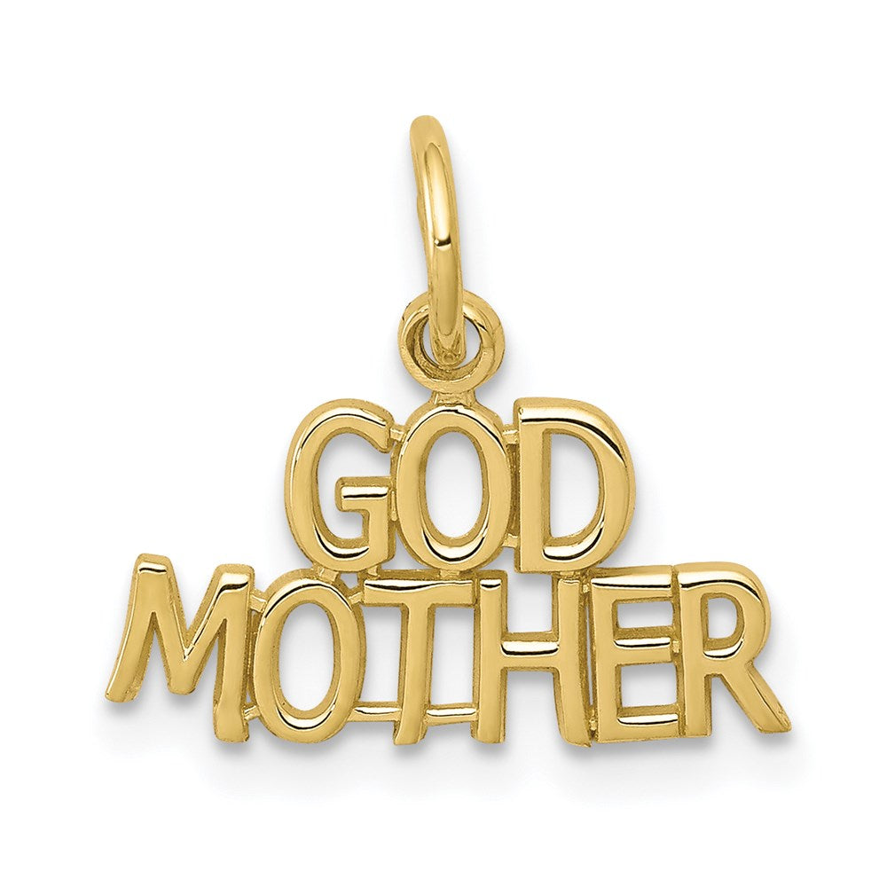 Million Charms 10K Yellow Gold Themed Godmother Charm