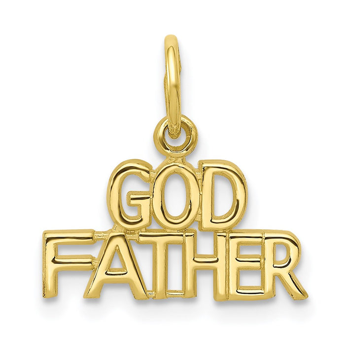 Million Charms 10K Yellow Gold Themed Godfather Charm