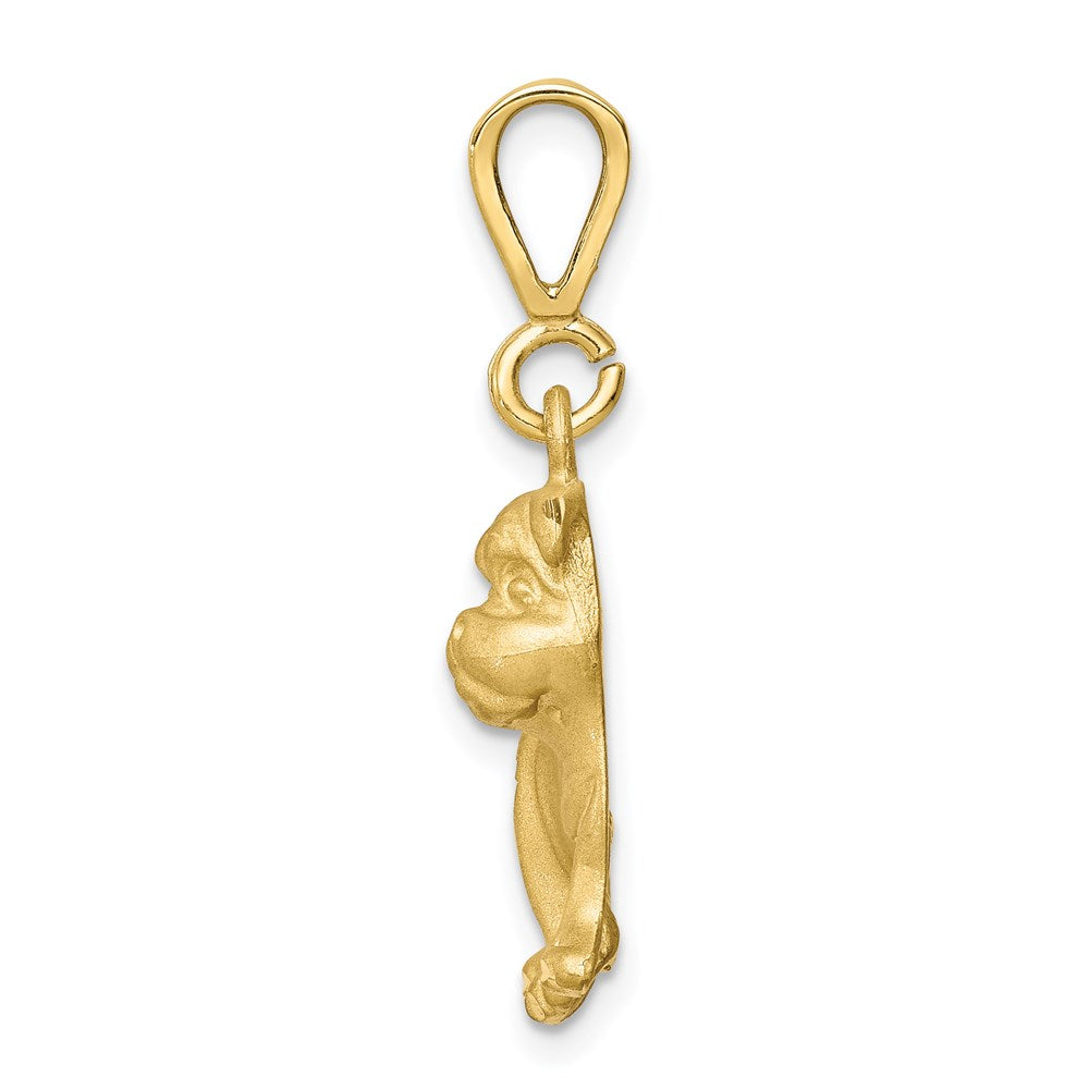 Million Charms 10K Yellow Gold Themed Dog Charm