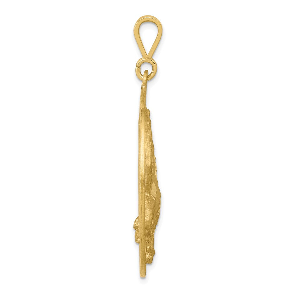Million Charms 10K Yellow Gold Themed Eagle Charm