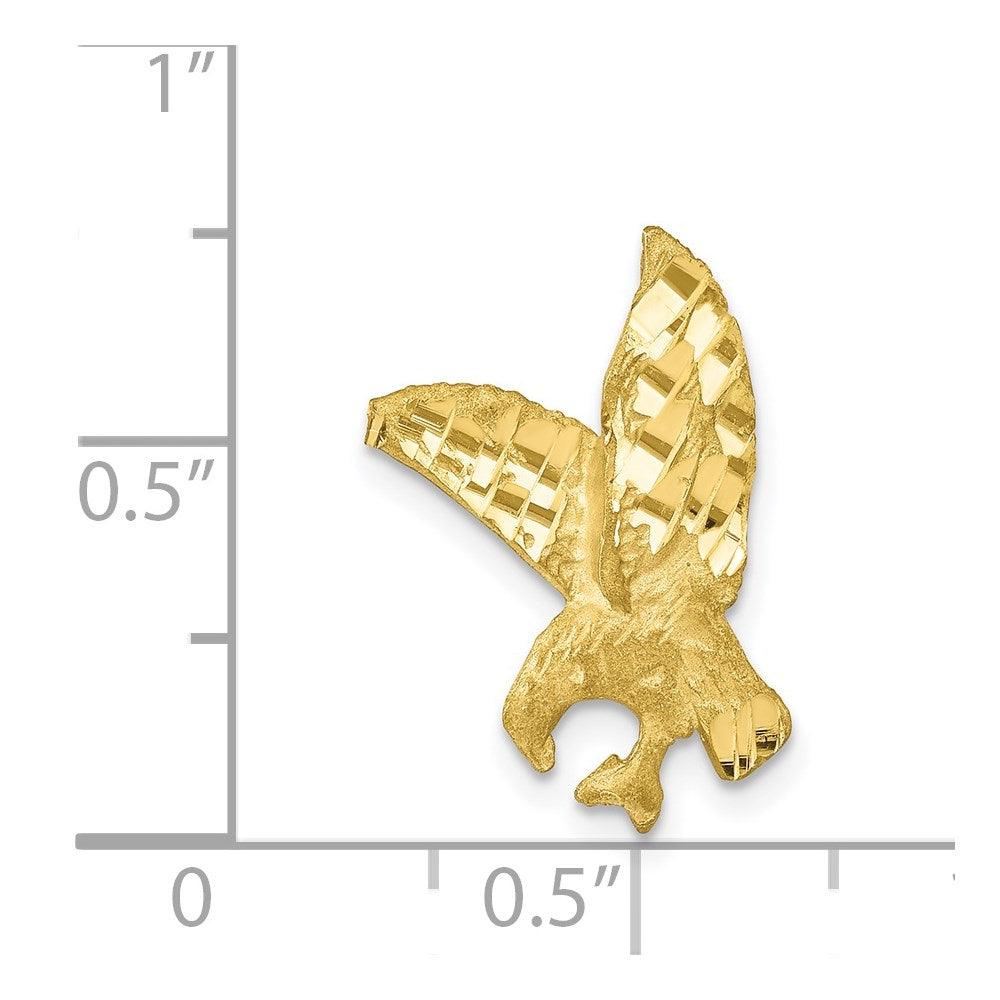 Million Charms 10K Yellow Gold Themed Eagle Charm