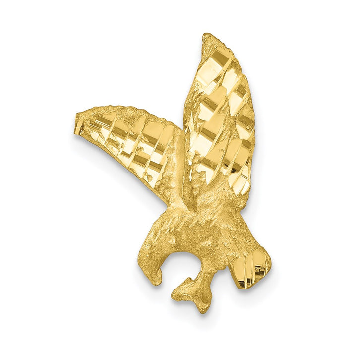 Million Charms 10K Yellow Gold Themed Eagle Charm