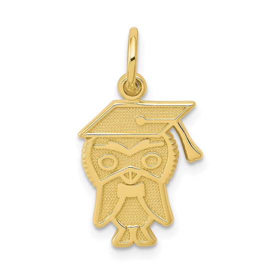 Million Charms 10K Yellow Gold Themed Graduation Charm