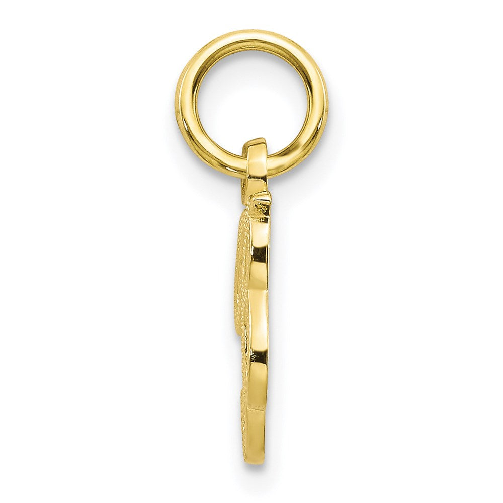 Million Charms 10K Yellow Gold Themed Alphabet Letter Initial B Charm
