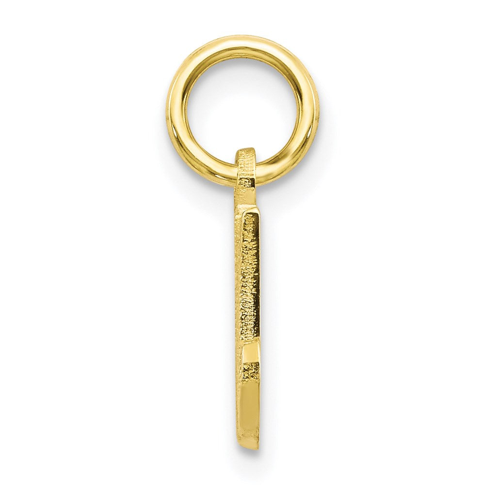 Million Charms 10K Yellow Gold Themed Alphabet Letter Initial M Charm