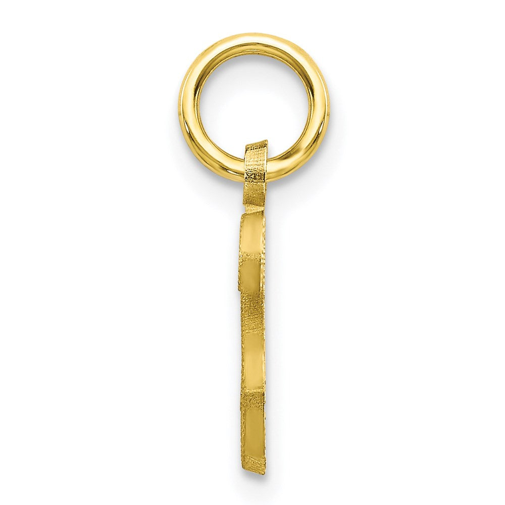 Million Charms 10K Yellow Gold Themed Alphabet Letter Initial S Charm
