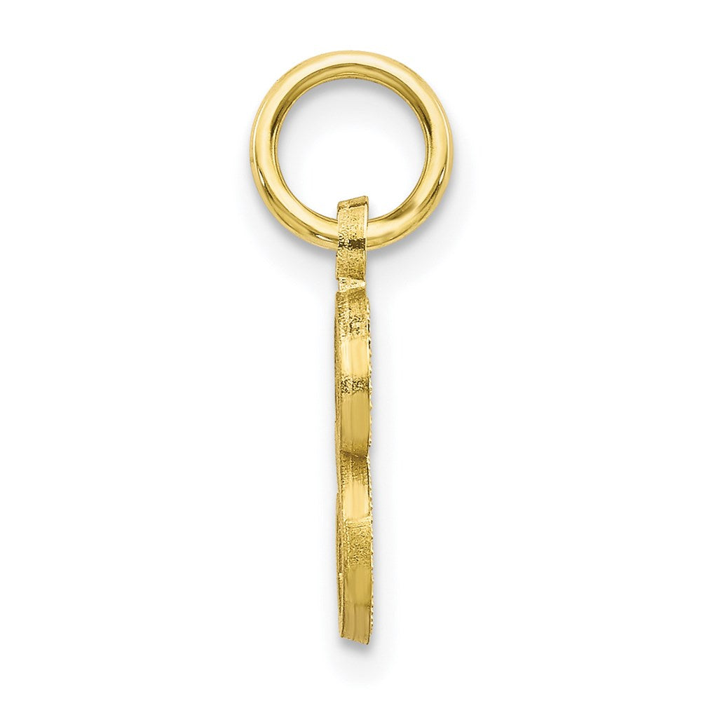 Million Charms 10K Yellow Gold Themed Alphabet Letter Initial S Charm