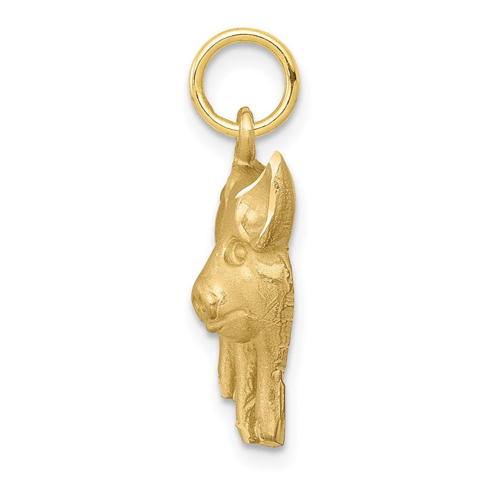 Million Charms 10K Yellow Gold Themed Pig Charm