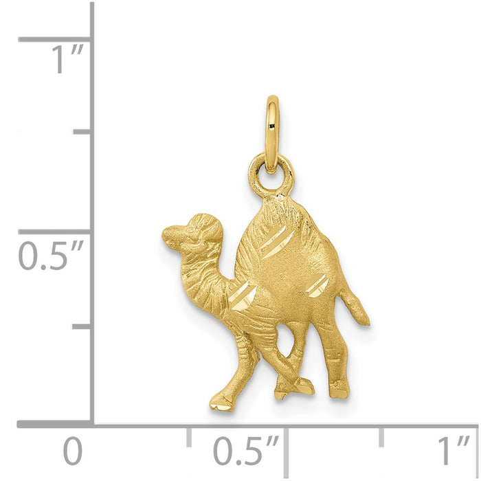 Million Charms 10K Yellow Gold Themed Camel Charm