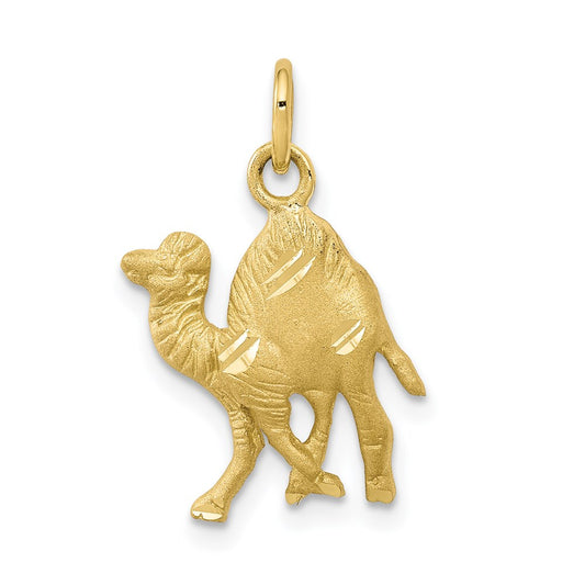Million Charms 10K Yellow Gold Themed Camel Charm