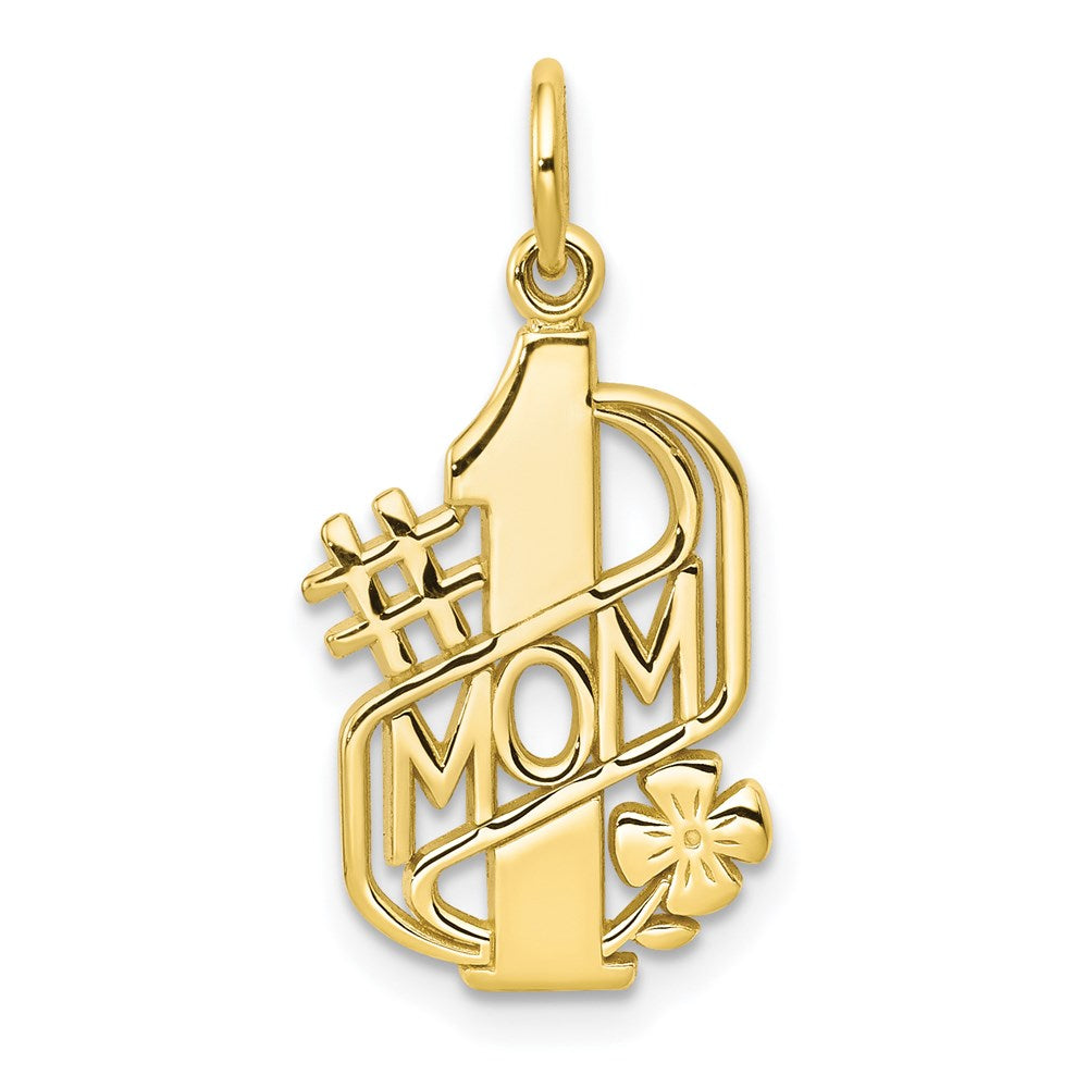 Million Charms 10K Yellow Gold Themed Mom Charm