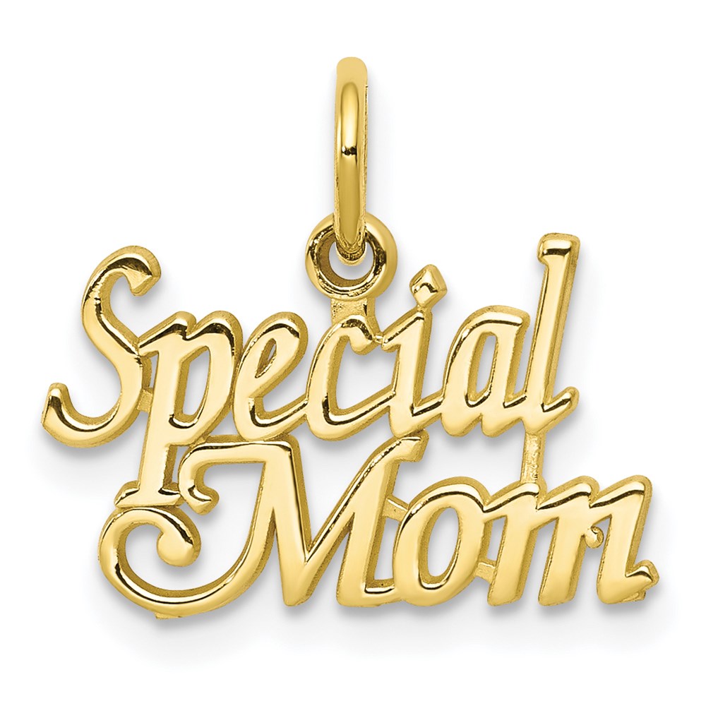 Million Charms 10K Yellow Gold Themed Mom Charm