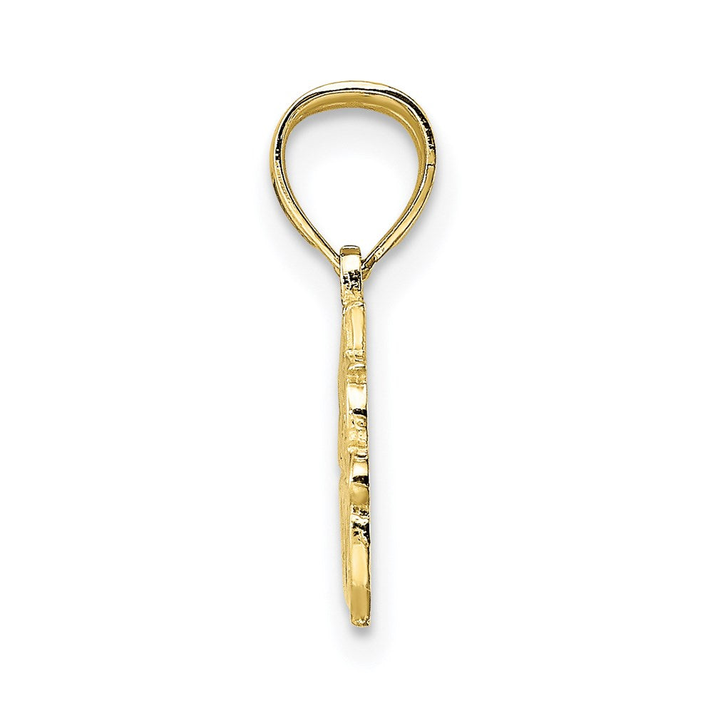 Million Charms 10K Yellow Gold Themed Best Friend Pendant