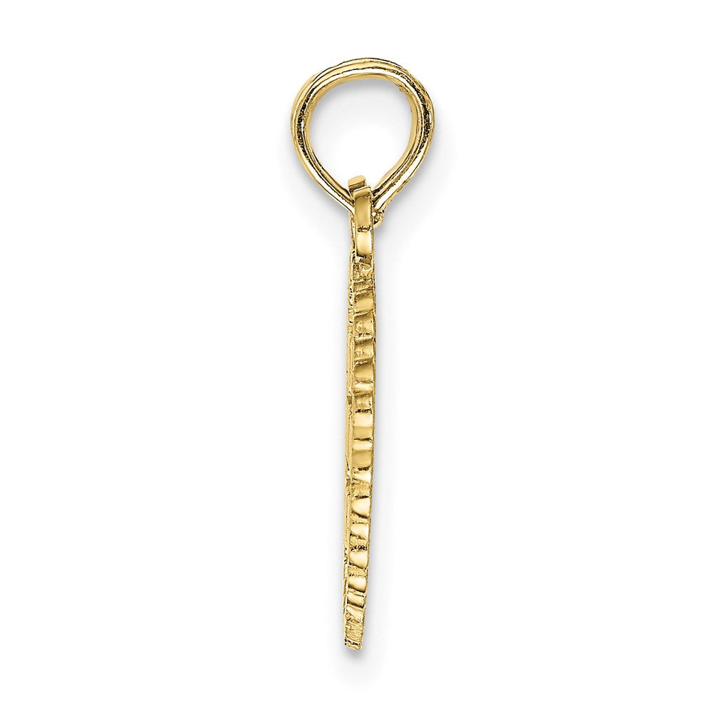 Million Charms 10K Yellow Gold Themed Best Friends Forever Break Apart Pendant