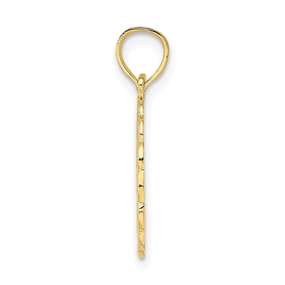 Million Charms 10K Yellow Gold Themed Wife Of The Year Pendant