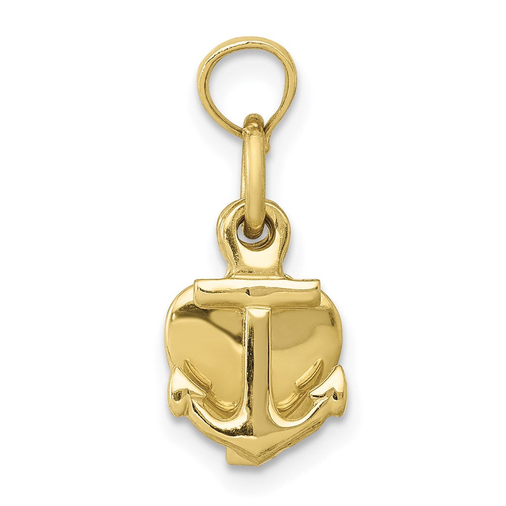 Million Charms 10K Yellow Gold Themed Faith, Hope & Charity Charm