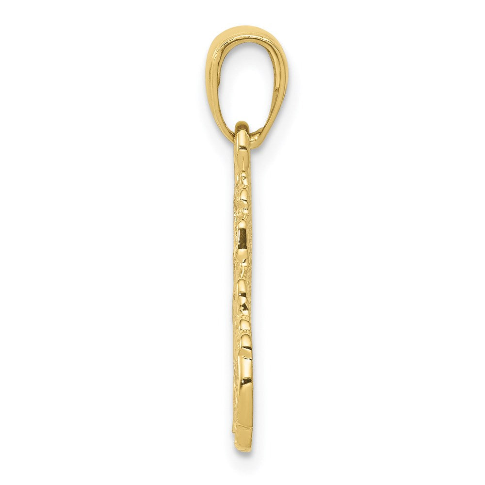 Million Charms 10K Yellow Gold Themed Truck Cab Pendant