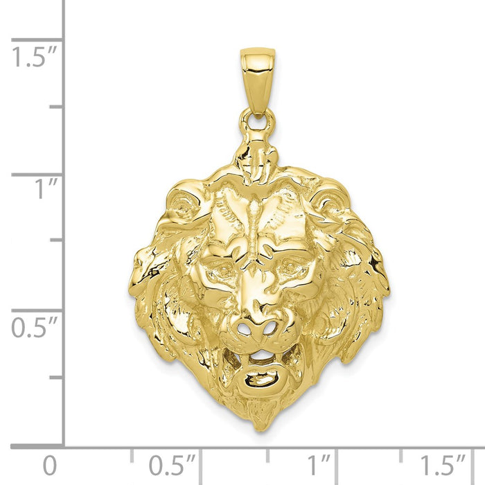 Million Charms 10K Yellow Gold Themed Lion Charm