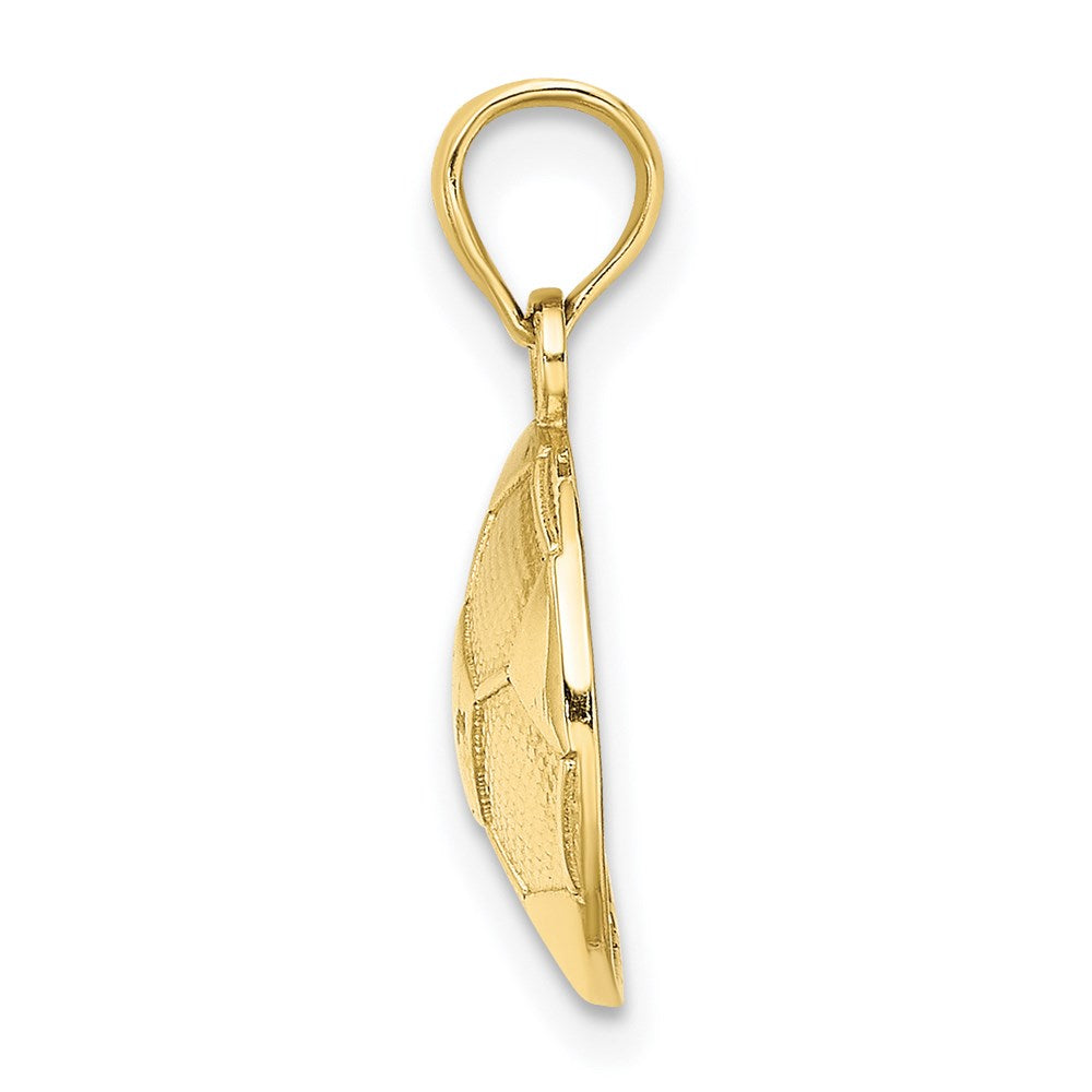 Million Charms 10K Yellow Gold Themed Sports Soccer Ball Charm
