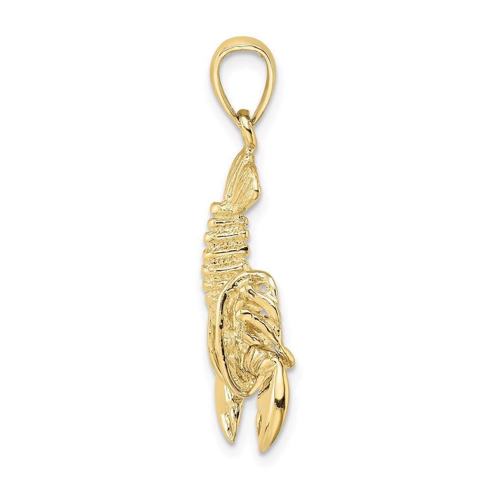 Million Charms 10K Yellow Gold Themed Moveable Lobster Charm