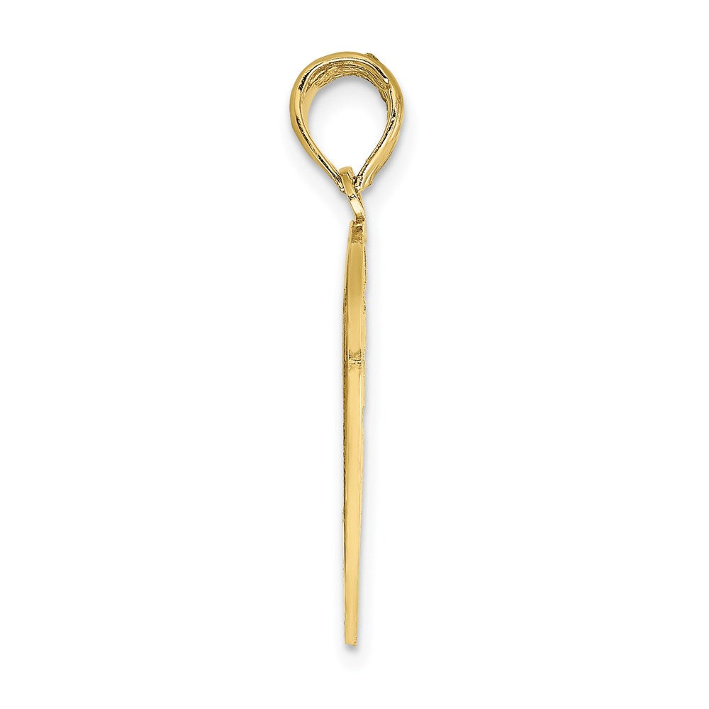 Million Charms 10K Yellow Gold Themed Forever, Ever 2 Piece Break-A-Part Heart Charm