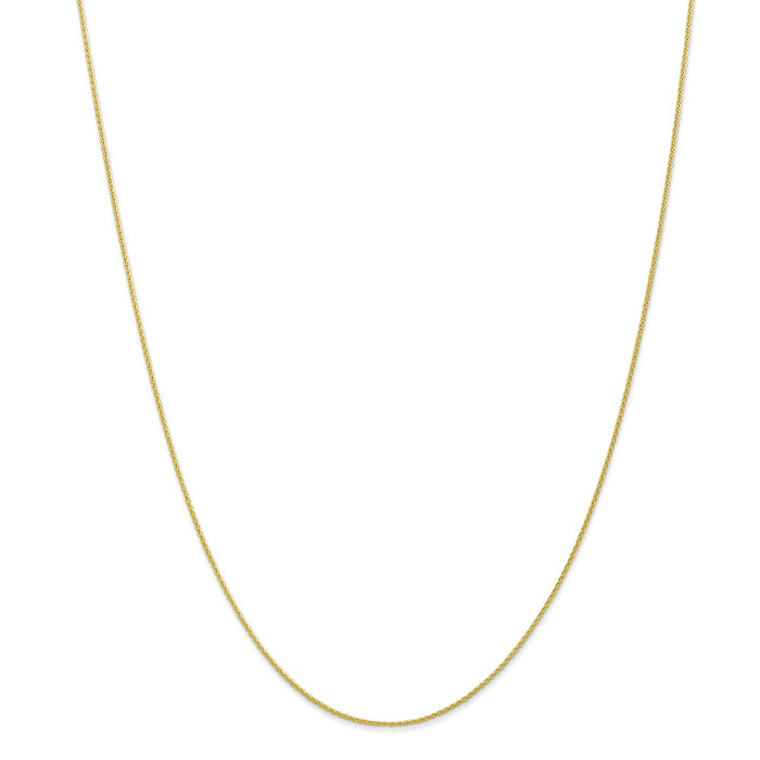 Million Charms 10k Yellow Gold, Necklace Chain, .95mm Parisian Wheat Chain, Chain Length: 20 inches
