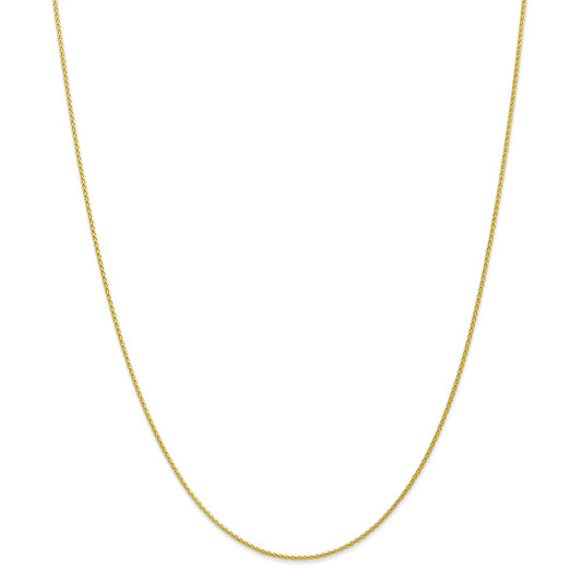 Million Charms 10k Yellow Gold, Necklace Chain, 1.2mm Parisian Wheat Chain, Chain Length: 20 inches